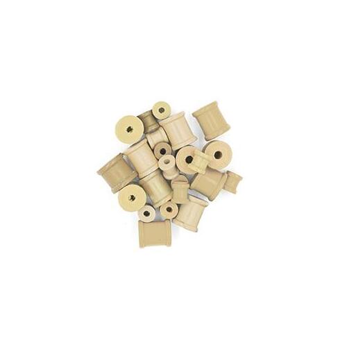 Little Learners Natural Wooden Spools