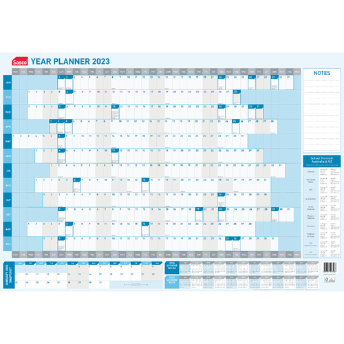 sasco-1058023-standard-year-wall-planner-year-2023