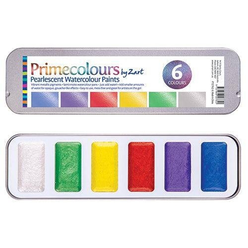 Zart Pearlescent Watercolours Paints  et of 6