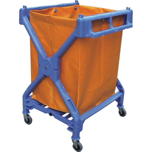 CleanLink Cleaners Scissor Trolley - Blue