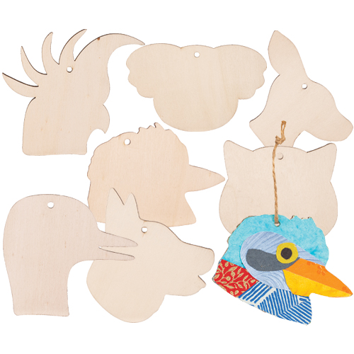 Zart Wooden Australian Animal Hangers
