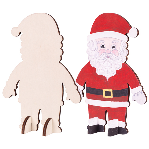 Zart Wooden Standing Santa