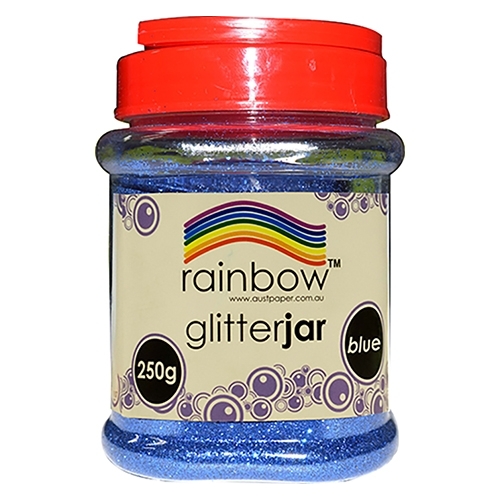 Rainbow Glitter 250grm - Blue