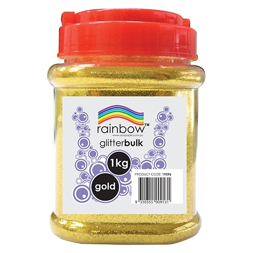 Rainbow Glitter 1kg - Gold 