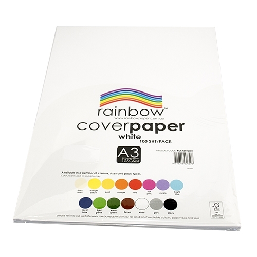 Rainbow Cover Paper White