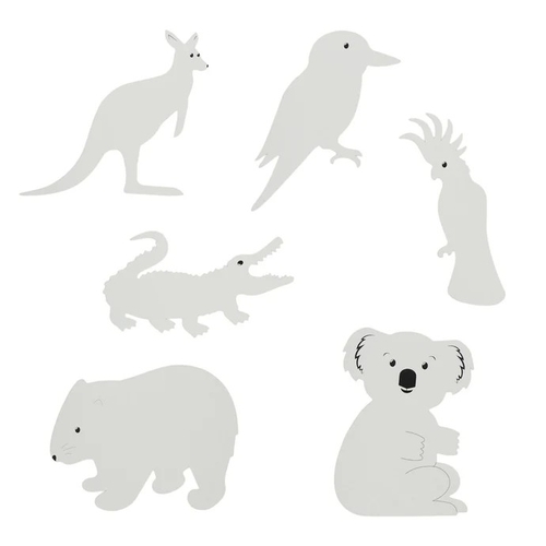 Arbee DIY Card Australian Animals Shapes
