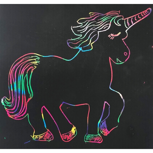 Speedy Scratch Art Card 