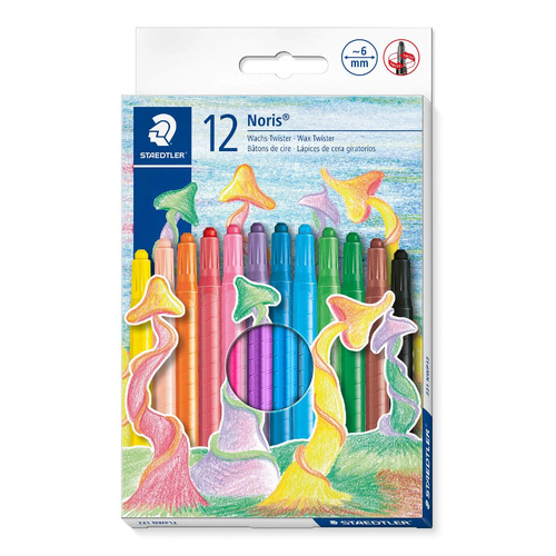 Staedtler® Noris® 221 Wax Twister Crayons
