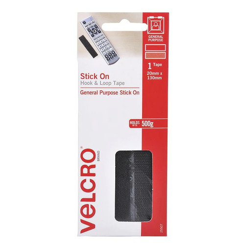 Velcro® Black Hook & Loop Tape