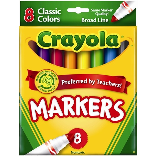 Crayola® Broadline Washable Markers Pack of 8