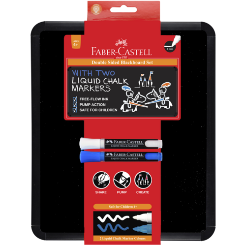 Faber-Castell Double Sided Blackboard Set