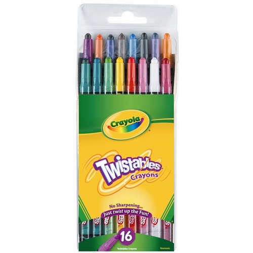 Crayola TWISTABLE retrattile matite grafite 2HB per bambini 3 Pack 68-7503 