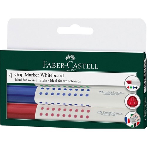 Faber Castell Grip Whiteboard Markers Assorted Colours