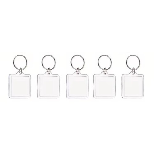 Speedy Plastic Key Ring Tags Square