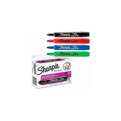 Sharpie Flip Chart Coloured Bullet Markers