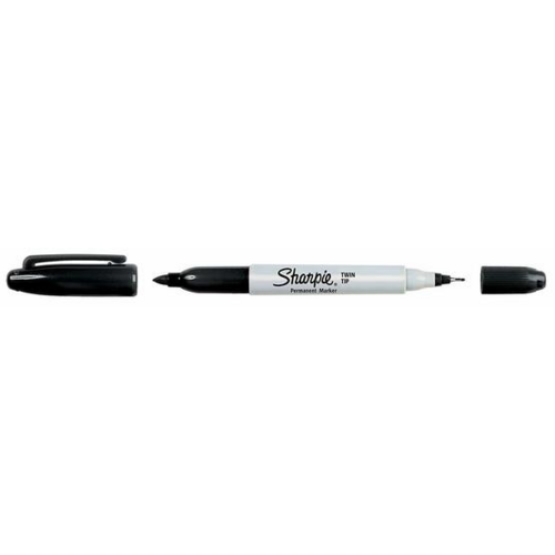 Sharpie Permanent Marker Twin Tip - Black