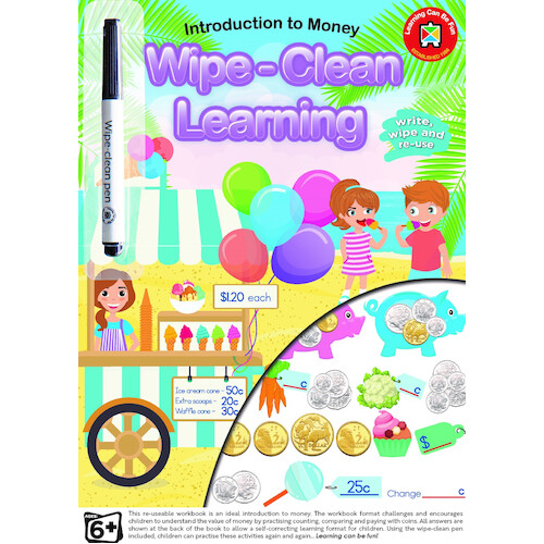 Learning Can Be Fun Write & Wipe Clean Learning - Money Skills