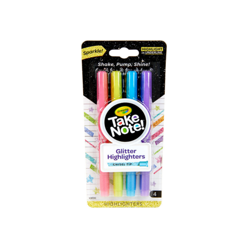 Crayola® Take Note! Glitter Highlighters