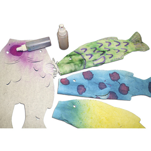 Roylco Colour Diffusing Paper Carp Windsock 