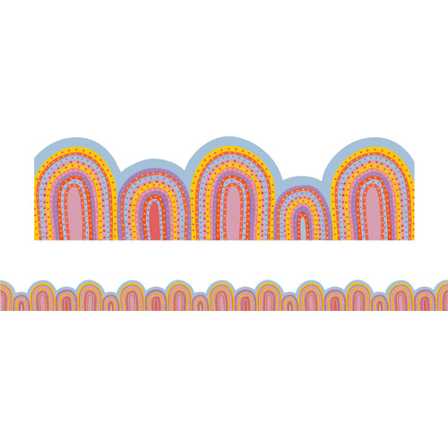 Australian Teaching Aids Die Cut Border - Rainbow Dreaming