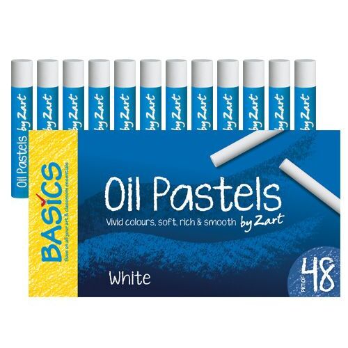 Large oil pastels White