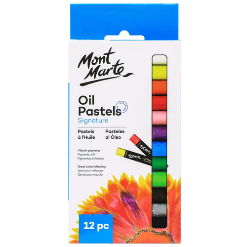 Mont Marte Oil Pastels - 12's