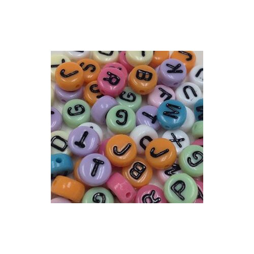 Arbee Plastic Alphabet Beads Coloured
