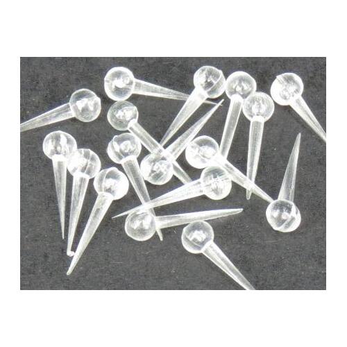 Shamrock Craft Plastic Lill Pins (Sequin Pins) - Clear