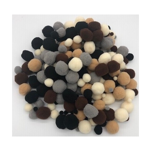 Pom Poms Earth / Animal Tones 