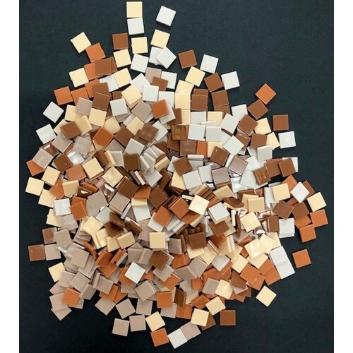Acrylic Mosaic Tiles - Earth Tones
