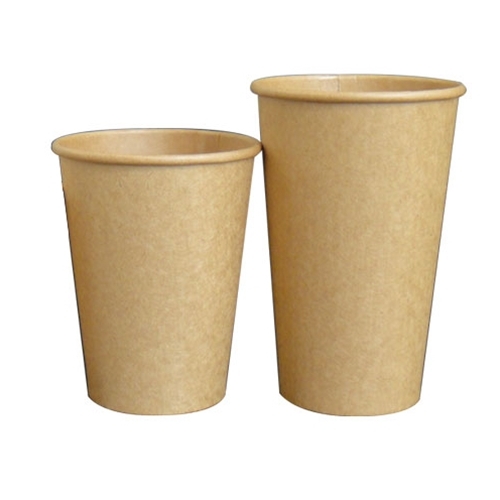 Eco-Friendly Single Wall Kraft Cups