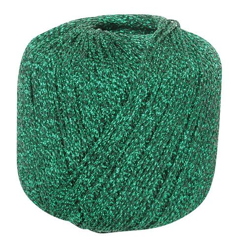 Metallic Yarn Emerald Green
