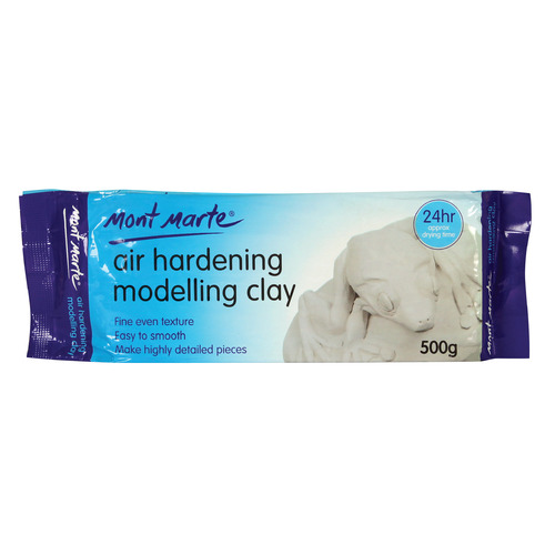 Mont Marte Air Dry Modelling Clay 500g White
