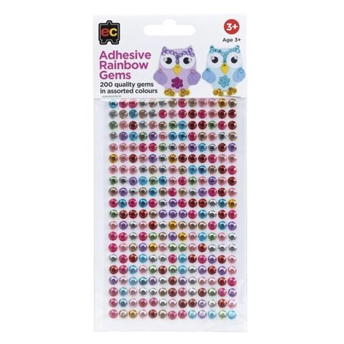 EC Adhesive Rainbow Gems