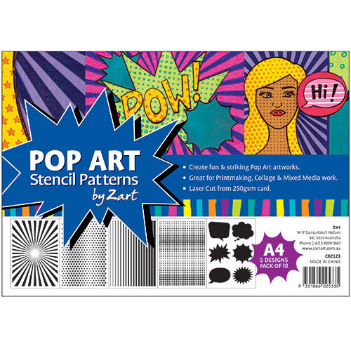Stencil Patterns by Zart - Pop Art