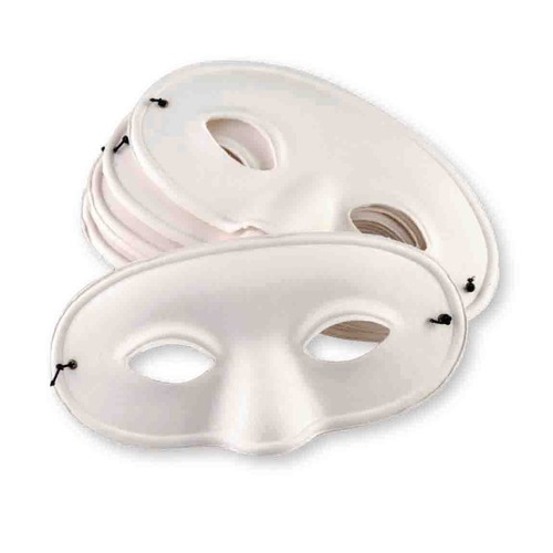 EC Papier Mache' Half Face Masks - 24's