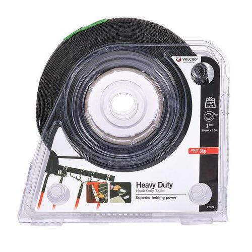 Velcro® Heavy Duty Hook Tape - Black