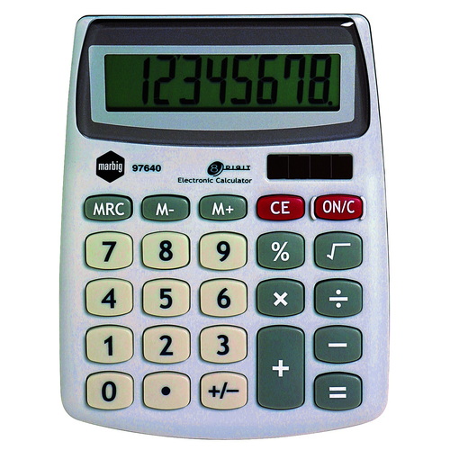 Marbig® Calculator Compact Desktop 8 Digit