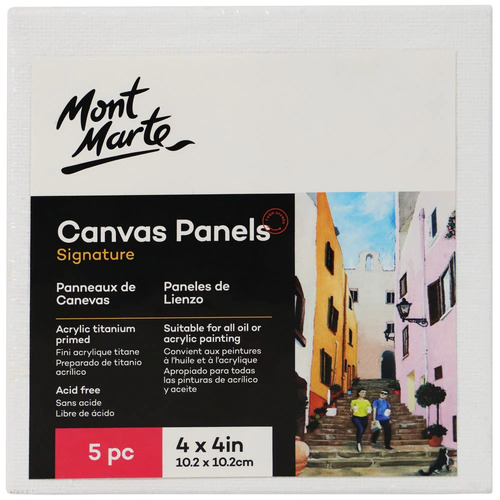 Mont Marte Signature Canvas Panel 10 x 10cm Single