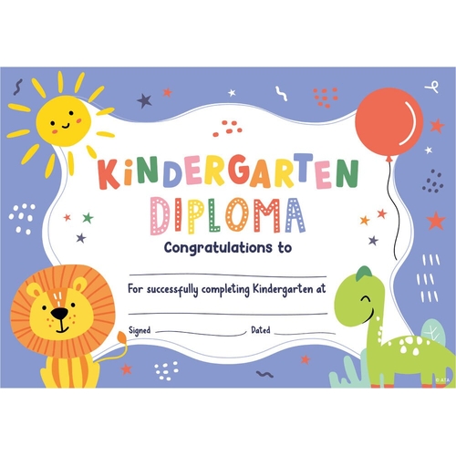 Australian Teaching Aids Kindergarten Diploma Certificate