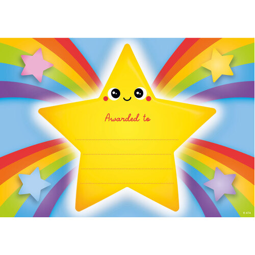 Australian Teaching Aids Multi-Purpose Star Certificate