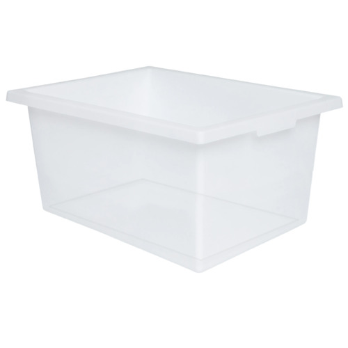 Elizabeth Richards Large Plastic Tote Tray  - Clear