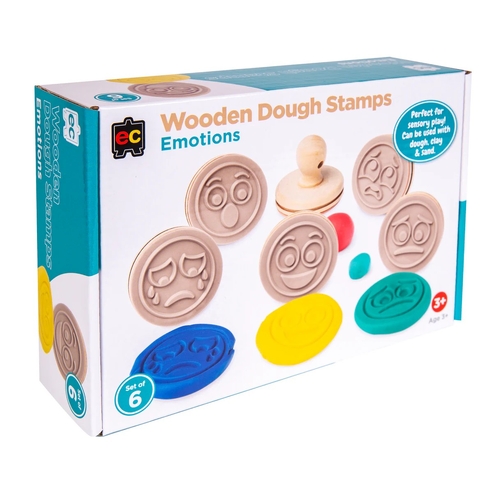EC Wooden Dough Stamps - Emotions