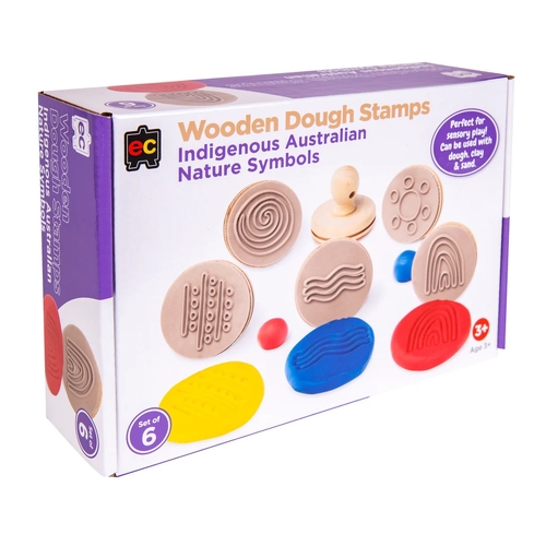 EC Wooden Dough Stamps - Indigenous Australian Nature