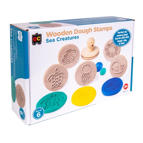 EC Wooden Dough Stamps - Sea Creatures