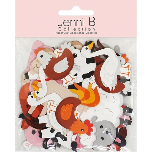 Jenni B Die Cut Stickers - "Farm Animals"