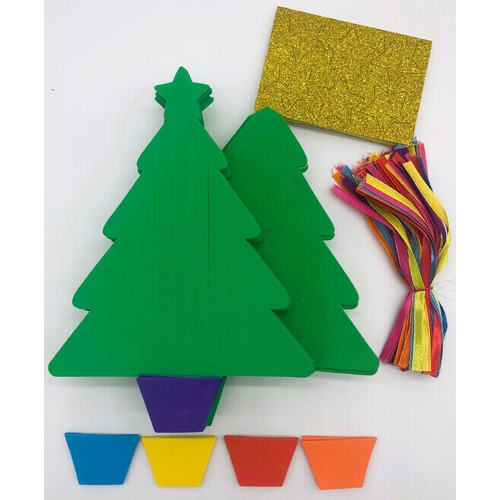 Foam Christmas Tree Weaving Kit