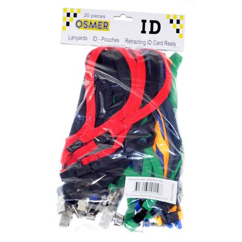 Osmer Lanyard - Alligator Clip with Safety Release 