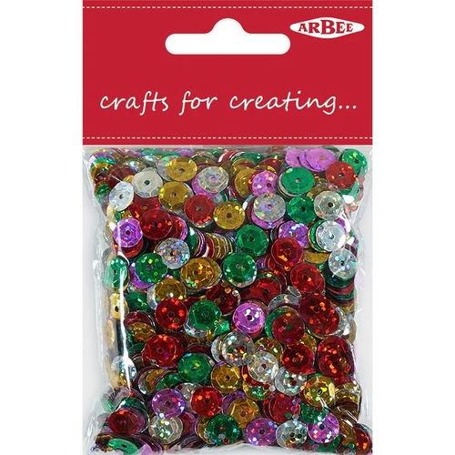 Arbee Sequins Laser Cup Christmas Mix