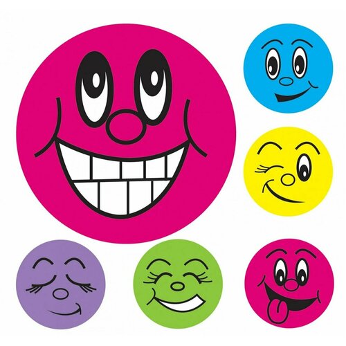 Avery Merit Stickers - Mini Smiley Faces